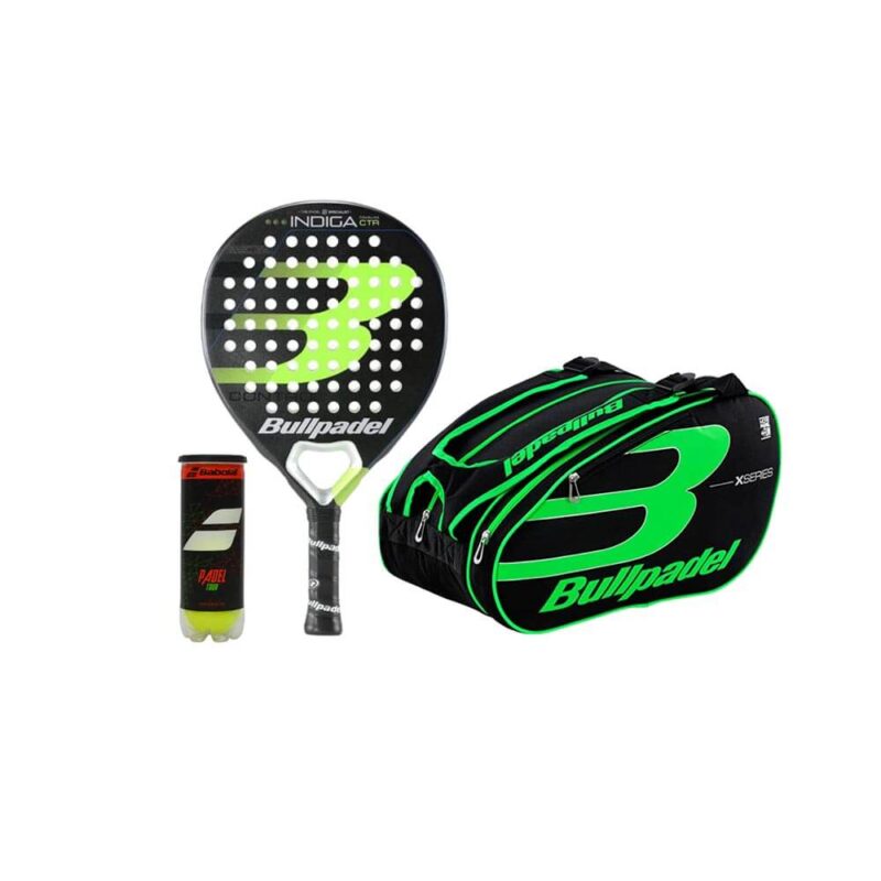 Pack Bullpadel Padel racket Bullpadel Indiga Control 2023 + Padel bag ...