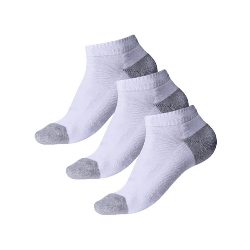 Dunlop Socks Pack of 3 Pairs White-Grey – King Padel