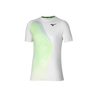 T-shirt Mizuno Release Shadow Tee Bianco