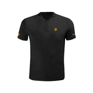 T-shirt Personalizzabile Padel Smash Ball Serafino - Nero