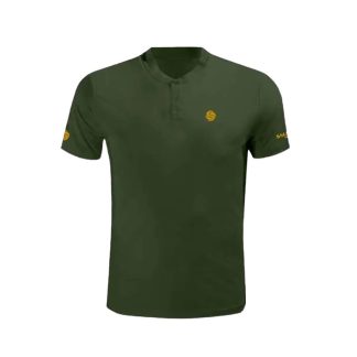 T-shirt Smash Ball Padel Serafino - Verde Militare