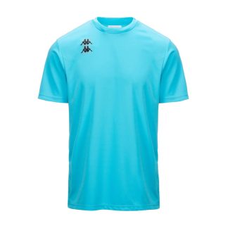 T-shirt Kappa Kombat Padel FUYO Turchese - Lorenzo Di Giovanni