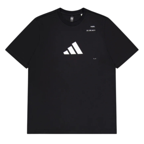 T-shirt Adidas Padel Graphic Logo Team Black