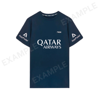 T-shirt Padel Nox Team Regular Agustín Tapia - Blu