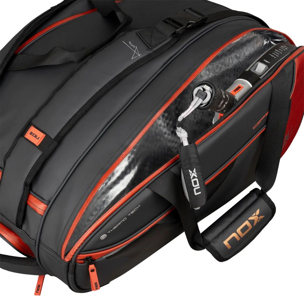 Borsone Padel Nox Open Luxury Series Nero - Agustin Tapia - immagine 6